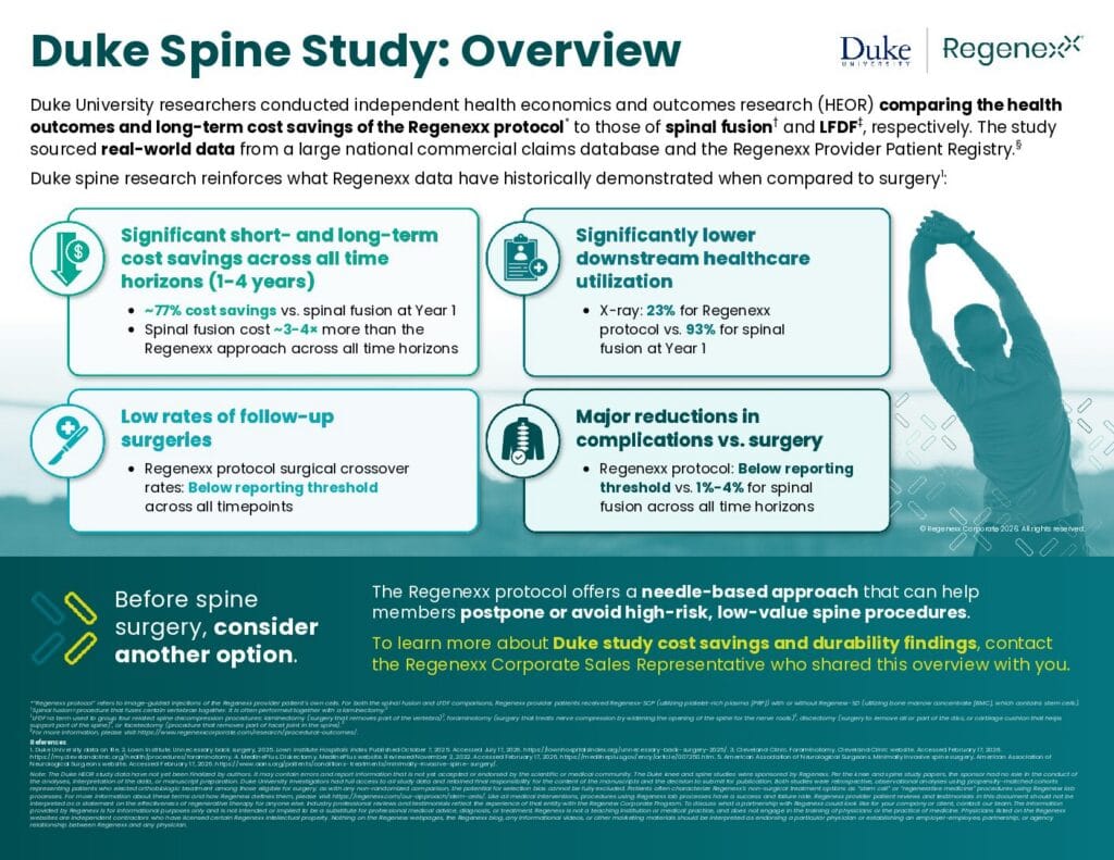 Duke Spine Study Overview 2026